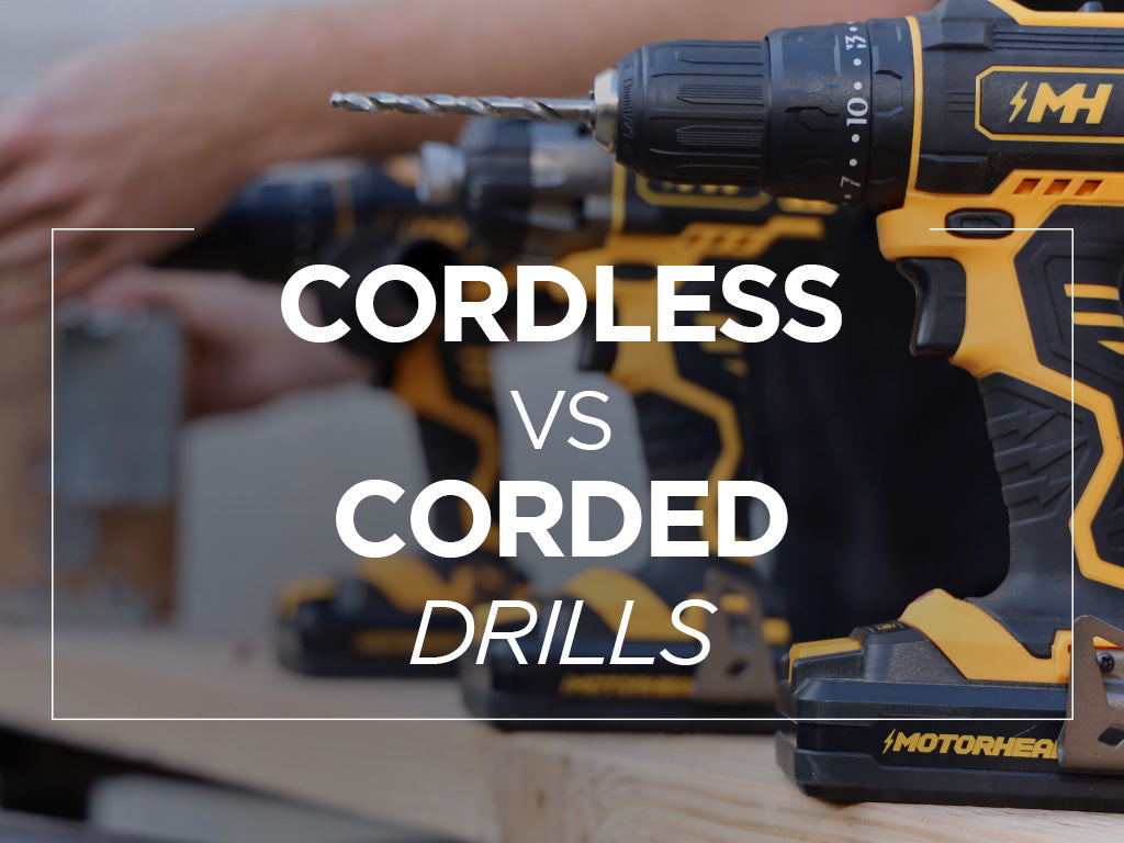 What is a corded drill?