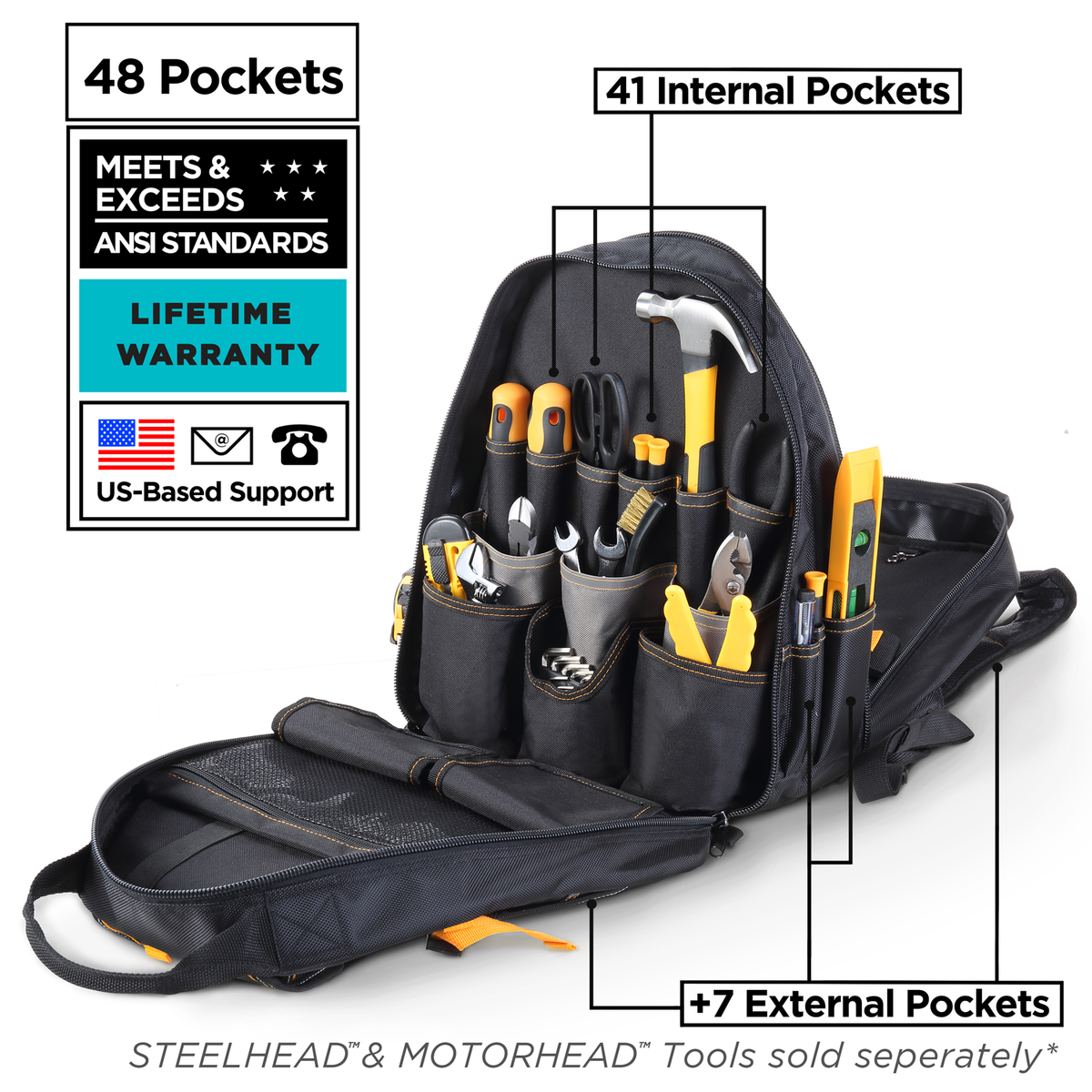 Tools backpack sales