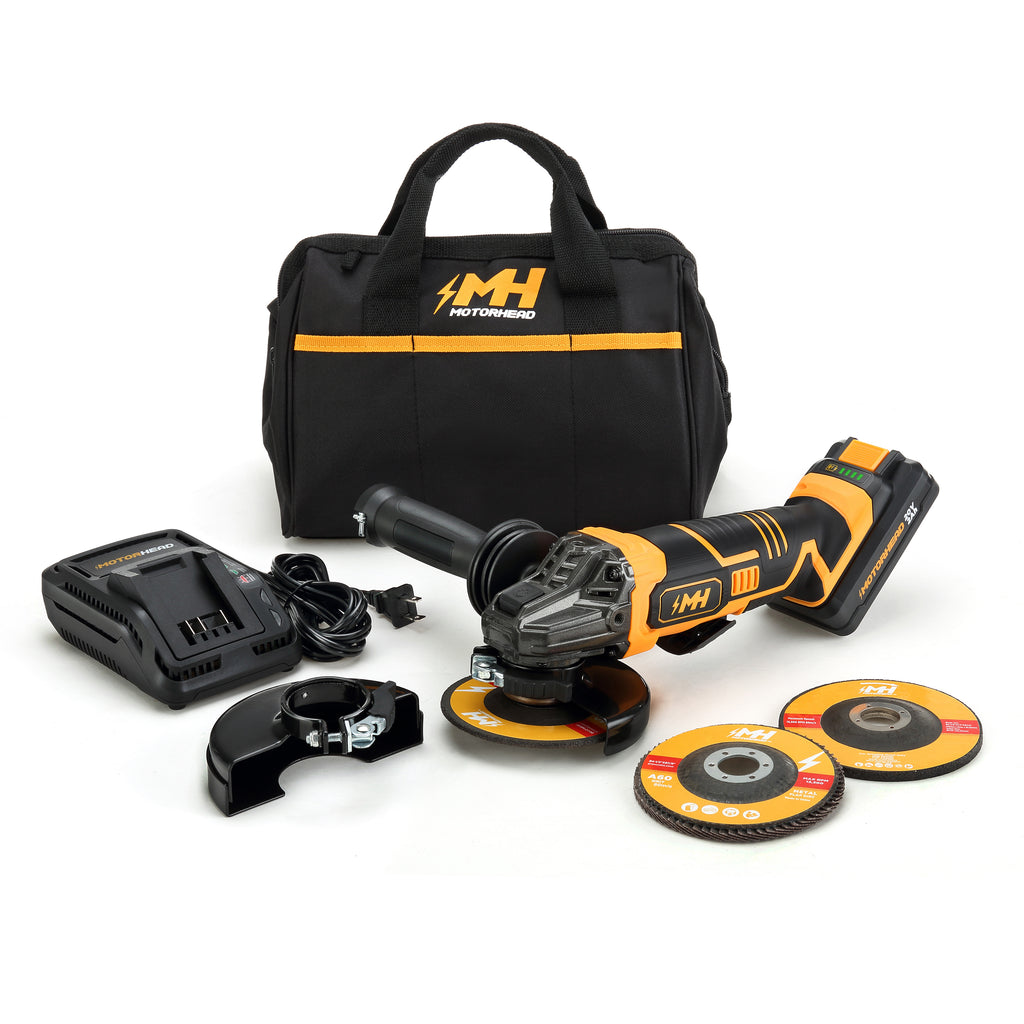20V Angle Grinder Kit with Li-Ion Battery & Charger at