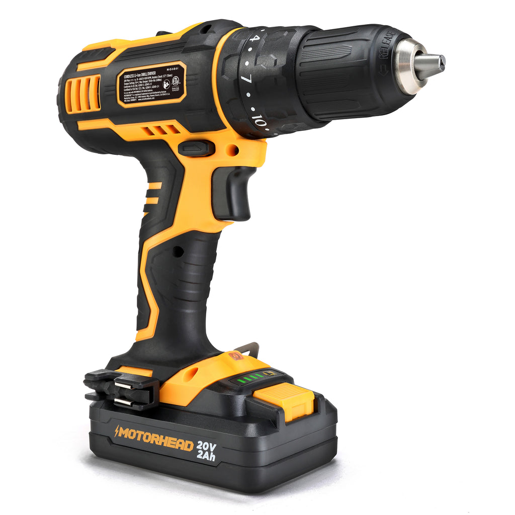 20V ULTRA Li-Ion Cordless Drill Driver – MOTORHEAD STEELHEAD Tools