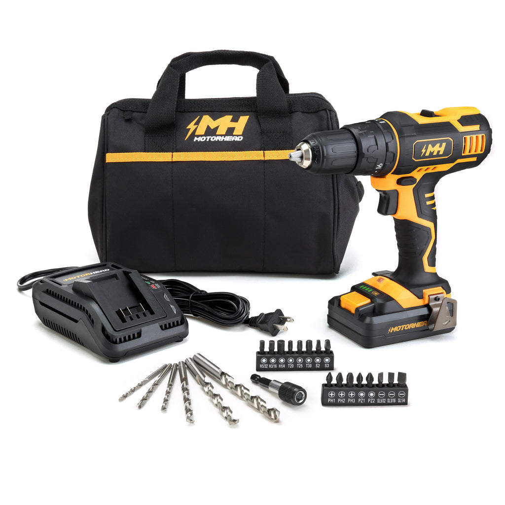 20V ULTRA Li-Ion Cordless Drill Driver – MOTORHEAD STEELHEAD Tools