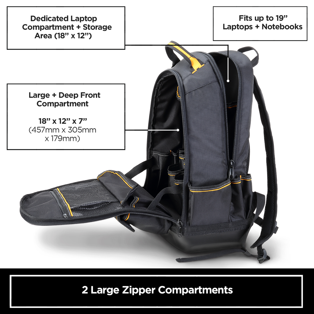 backpack compartment laptop luncher Solid Molded Base Heavy-Duty Tool (35 Pocket) – MOTORHEAD & STEELHEAD Tools Abu Garcia 6'6