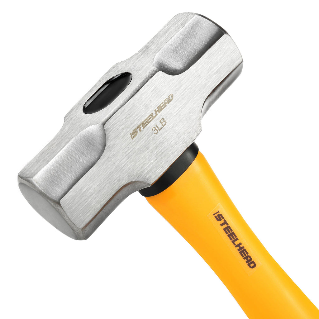 C&T 6-Piece Hammer Set, Fiberglass Handle & Mallet Set, With Shock  Reduction Grip, Metal Working | Garage Home Kit | Mechanic Tools | Sledge  Hammer 