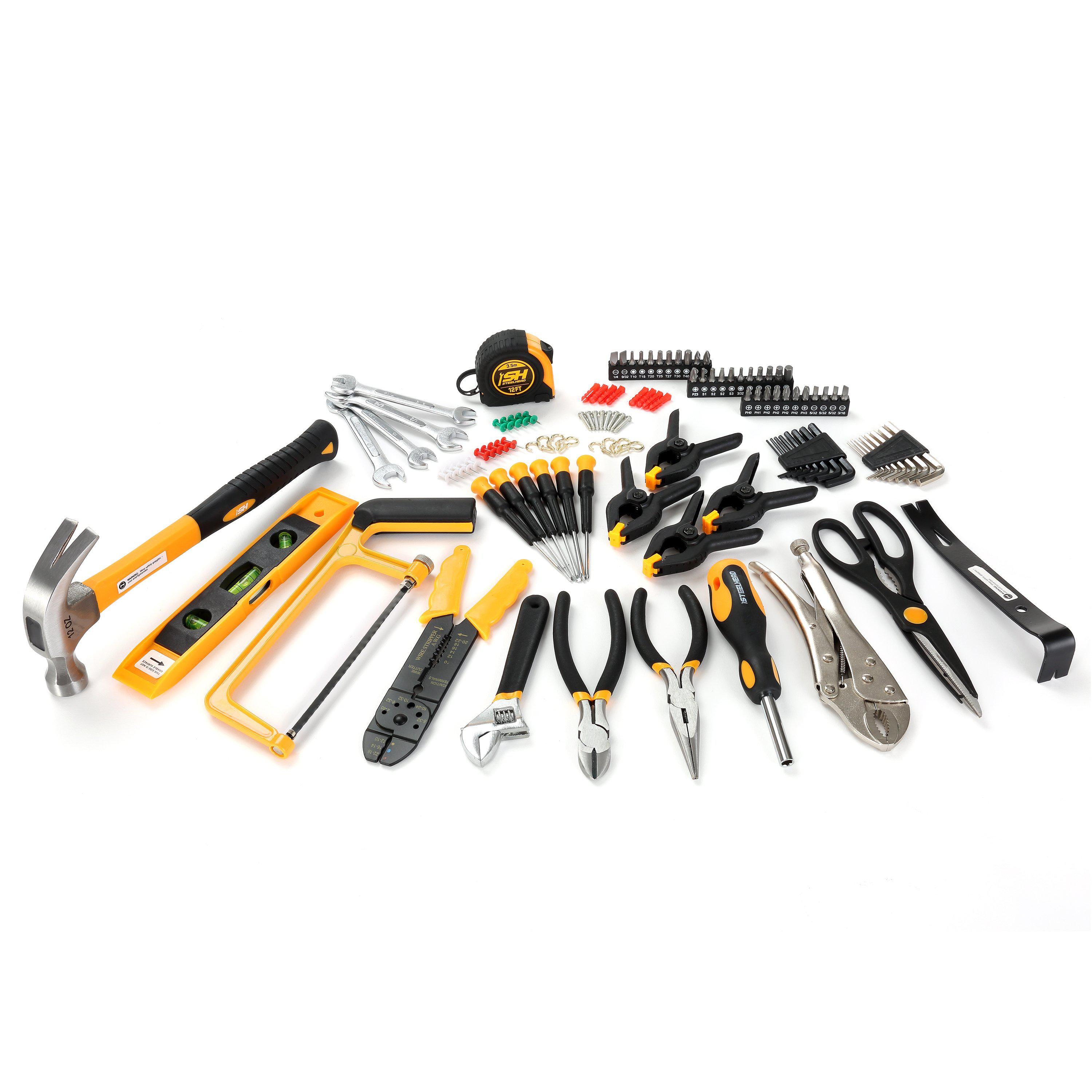 Home Tool Set (117 Piece)-Motorhead & Steelhead Tools