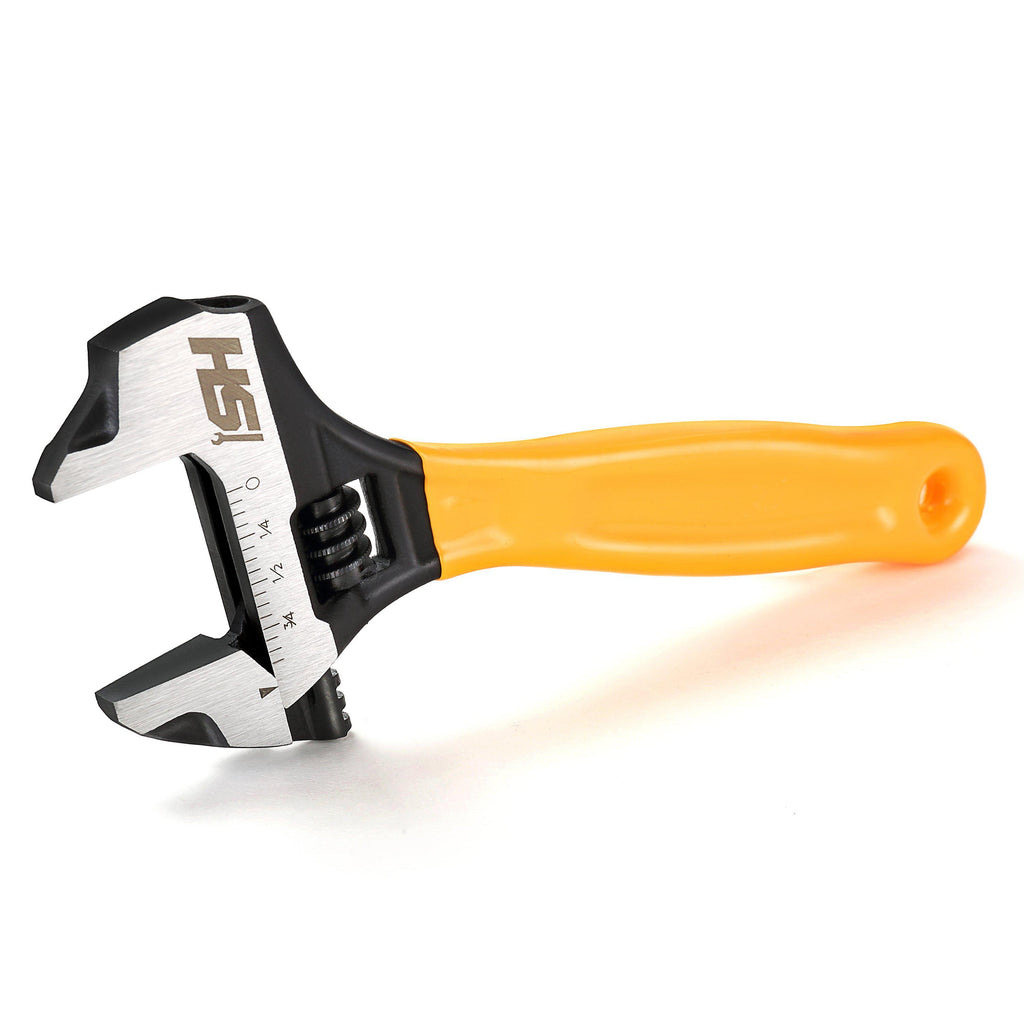6 in. Wide Mouth Adjustable Hammerhead Wrench-Motorhead & Steelhead Tools