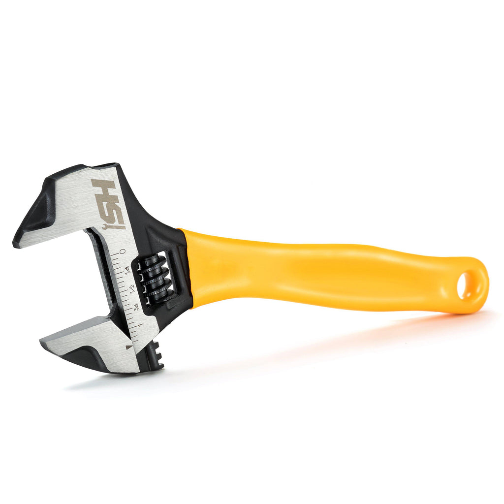 8 in. Wide Mouth Adjustable Hammerhead Wrench-Motorhead & Steelhead Tools