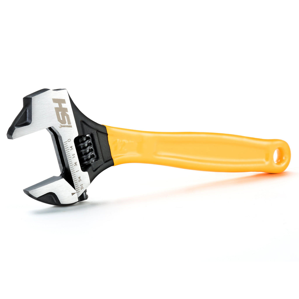 12 in. Wide Mouth Adjustable Hammerhead Wrench-Motorhead & Steelhead Tools